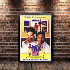Vintage House Party Movie Poster - Retro Art Print For Chic Home Decor Without Frame