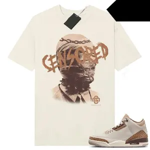 AJ 5 Reverse Metallic White Black Tshirt Match Sneaker Be Youtiful Clothing