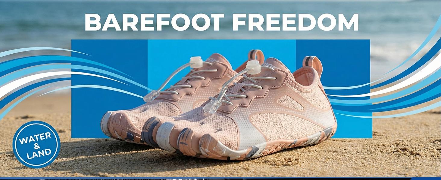 Barefoot Magic Claw Five Toe Finger Shoes for Men & Women Multi-Purpose Ultra-Portable All-Terrain Outdoor Hiking Light Trail Quick-Dry Socks Water Shoes