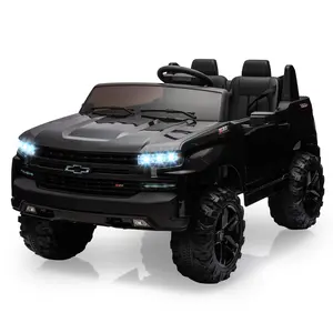 GARVEE 24V 2-Seater Licensed Chevrolet Silverado Ride On Truck, Electric Powered, Durable and Safe for Outdoor Play, Perfect for Young Enthusiasts Seeking Adventure and Fun