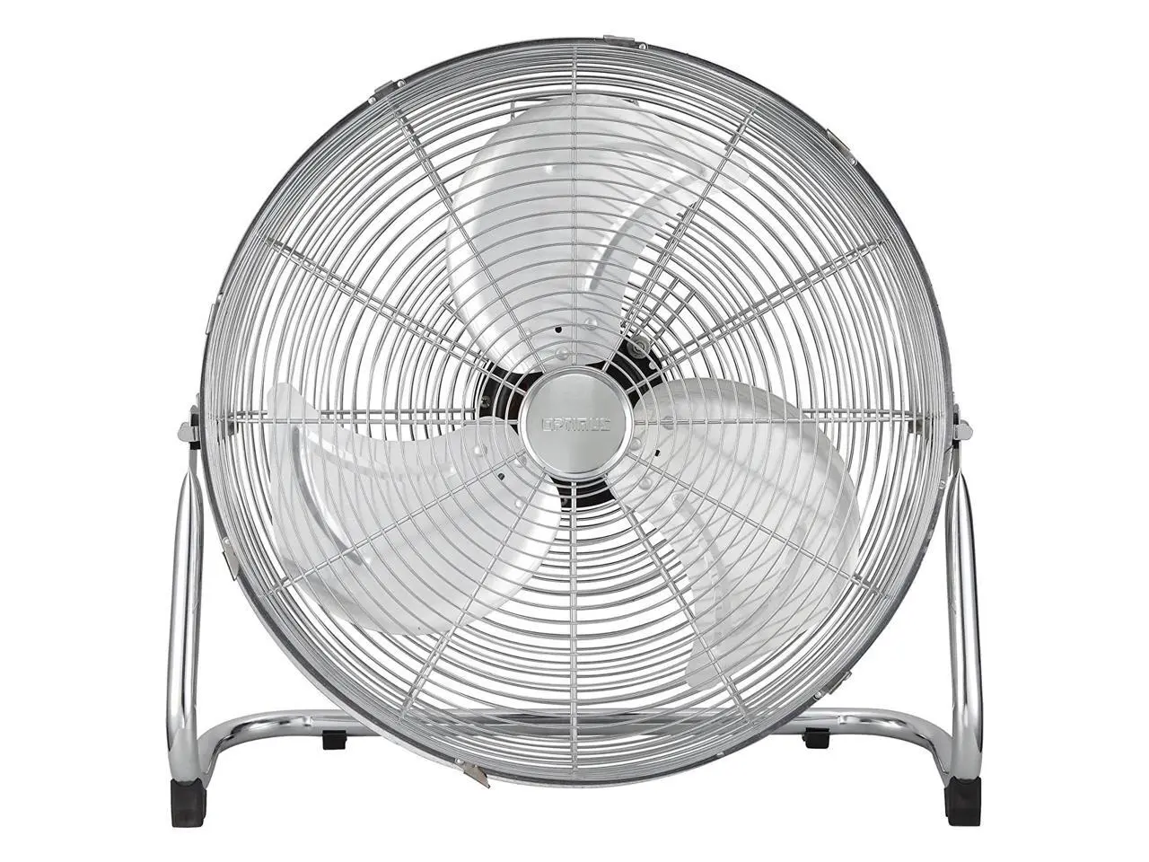 Optimus F-4122 Heavy Duty Aluminum 12 Inch 3 Speed Industrial Grade Fan, Chrome