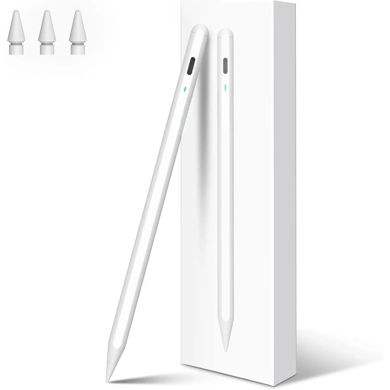 Stylus Pen for iPad 2018-2025:  15 Mins Fast  Pencil Pro for iPad with Tilt Sensitivity Palm Rejection - Pen for iPad Air  M2 M3- Pro 11" 12.9" M4 - Mini 5 6-6 7 8 9 10 11th Gen
