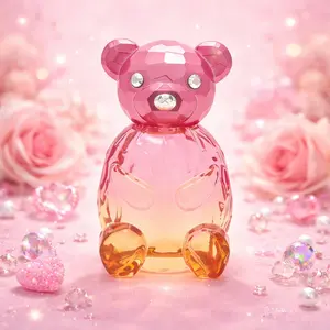 100ML Floral Fruit Sweet Arctic Bear Perfume, Long-Lasting Fresh Fragrance for Women, Cute and Elegant Scent, Attractive to Partners, Floral Fruity Fragrance, Scented Fragrance Perfume