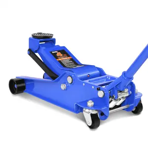 DNA Motoring 4 Ton (8000 LB) 4.5"- 20" Lifting Heavy Duty Steel Garage Hydraulic Floor Jack for Car SUV Truck Blue