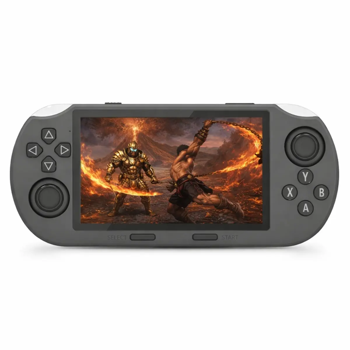 Two Screen Emulator Console SF3000 Retro Handheld Game Console with 20,000+ Games, 4.5” IPS Screen ...