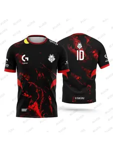 2025 New G2 Esports Club Gaming Enthusiasts Jersey CSGO League of Legends Gaming Men‘s Tshirt Summer Casual Kids/Adult Tops