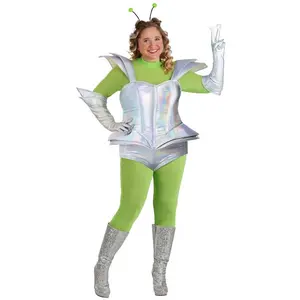 Plus Size Galactic Alien Babe Costume for Women