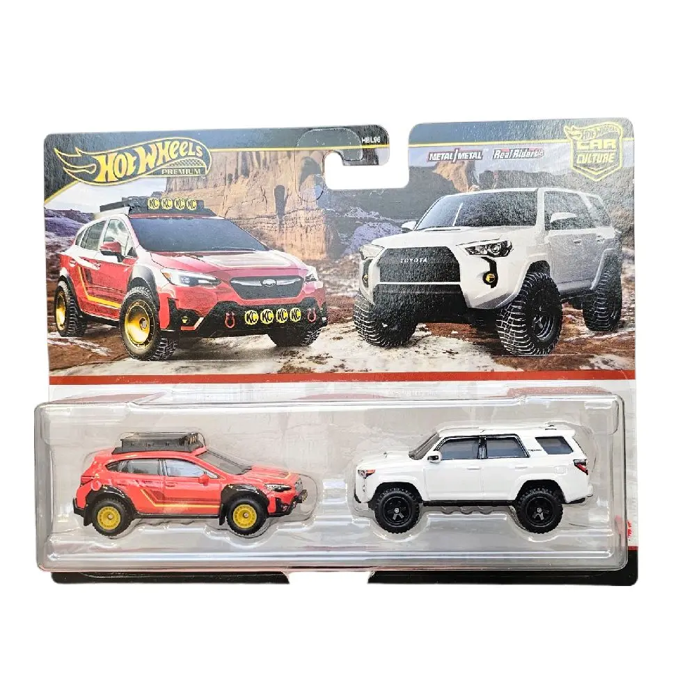 Hot Wheels Premium Car Culture 'Baja Blazers' 2-Car Set - Subaru Crosstrek & Toyota 4Runner