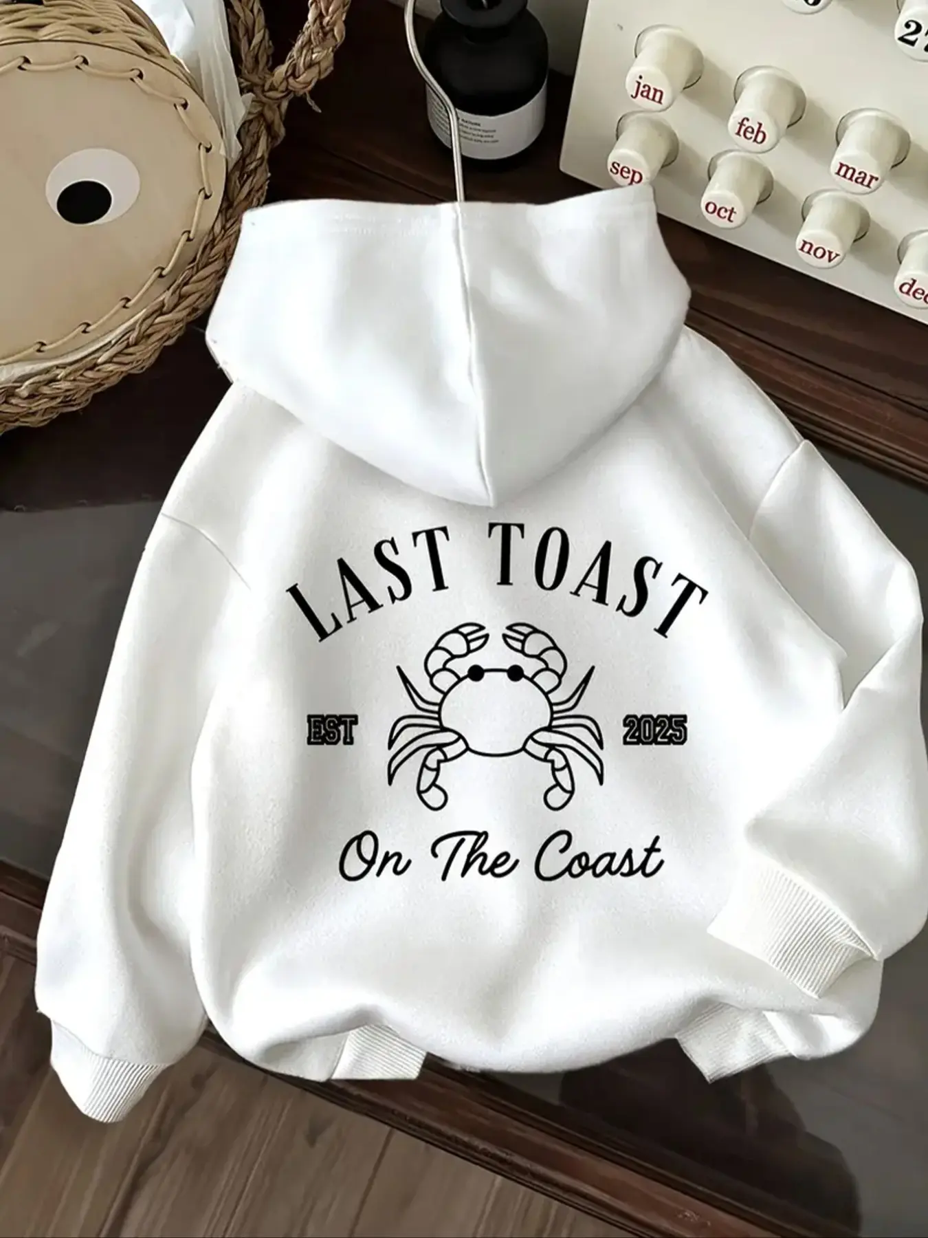 Women's Plus Size Geometric Print Hoodie, Drawstring Casual Sportswear, Long Sleeve Loose Fit, Fall & Winter Fashion