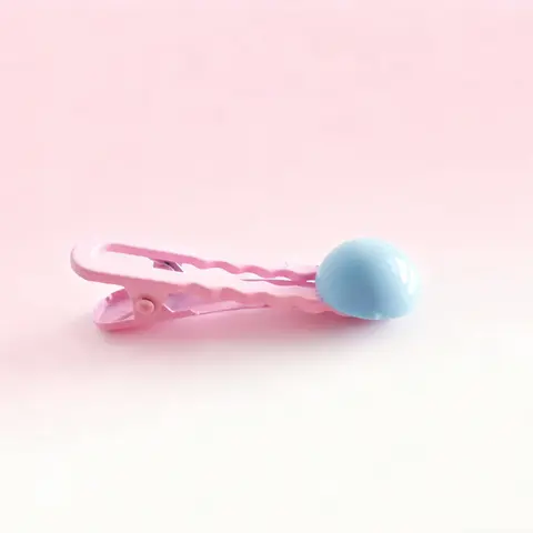 Women's Clip Design Cute Colorful Non-Slip Hair Clip - Complimentary Accessory for Eligible Wig Orders, Random Color, Not Sold Separately