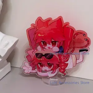 Anime Kasane Teto Good Looks Lying Down Acrylic Figure Stand Model Desk Display Cosplay Standing Exhibit Carving Birthday Gift