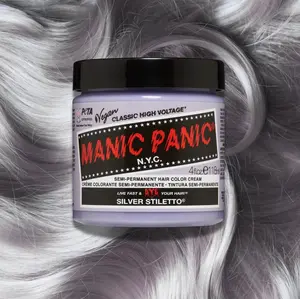 Silver Stiletto® (Toner) - Classic High Voltage® Icy Lavender Silver Semi-Permanent Hair Toner