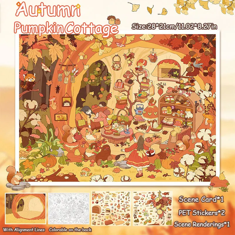 Autumn Pumpkin Cottage