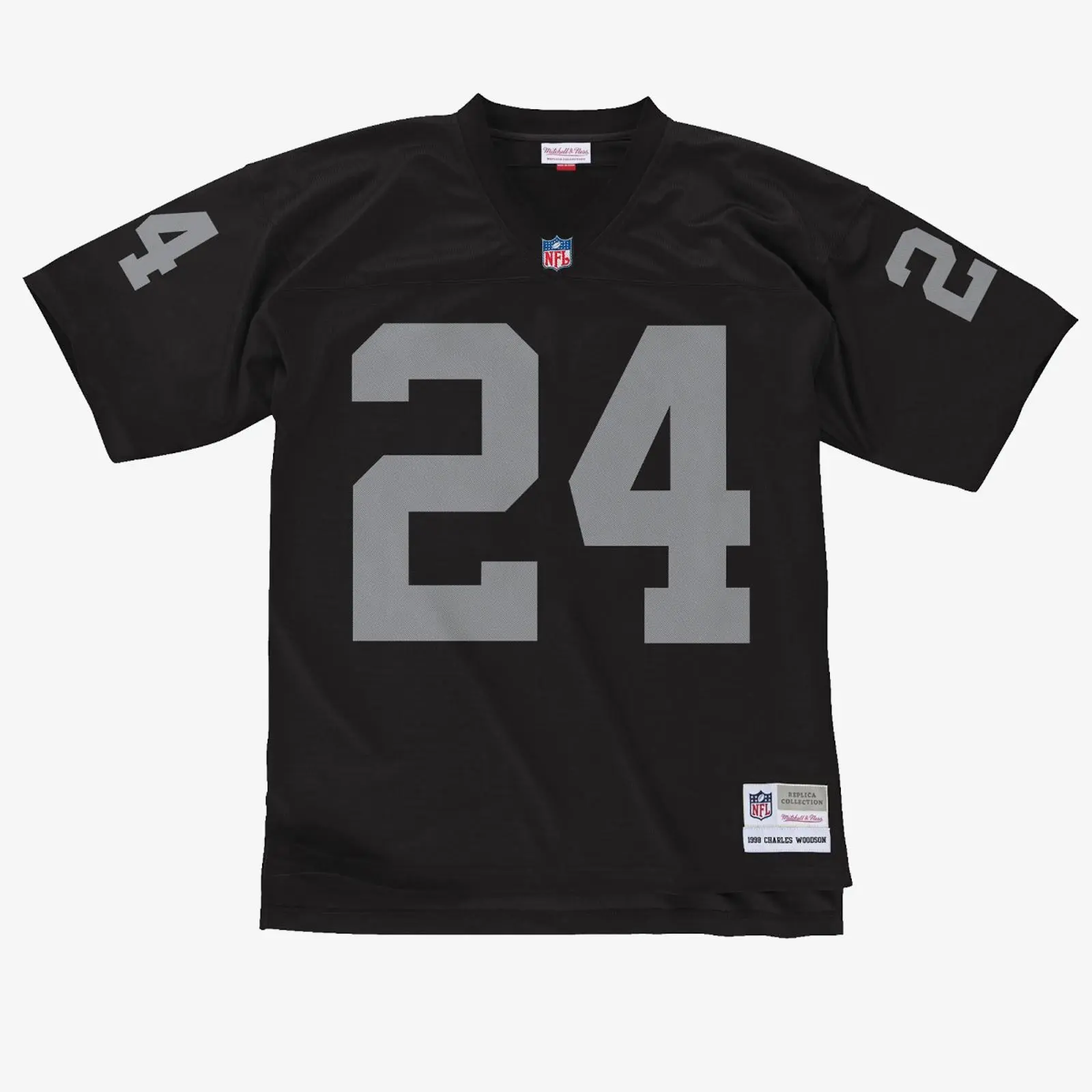 Charles Woodson Oakland Raiders 1998 Black Legacy Player Jersey NFL Throwback Mitchell & Ness