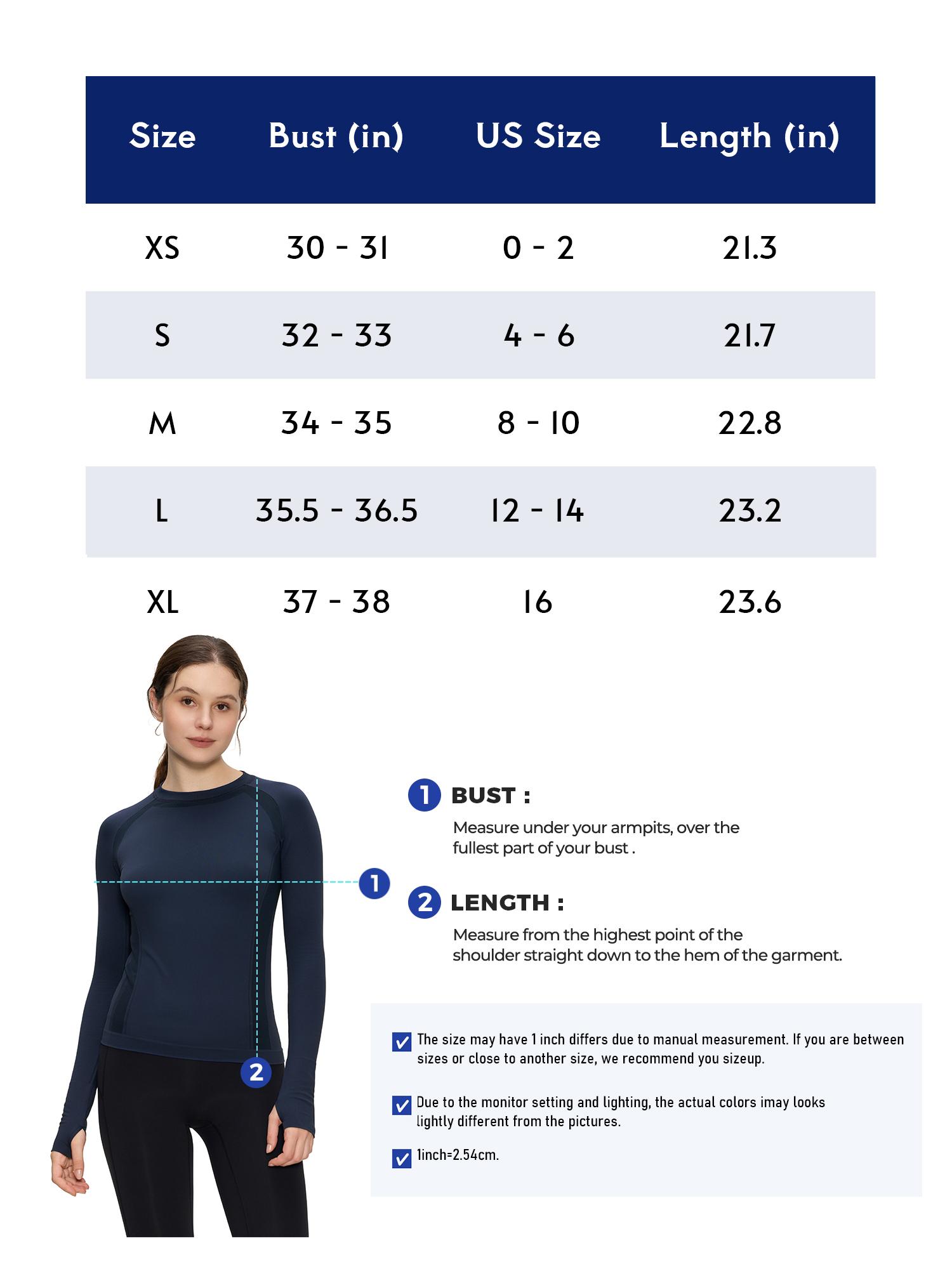 COZYFIT Long Sleeve Workout Tops for Women Compression Shirt Sports Running Shirt Breathable Athletic Top Slim Fit