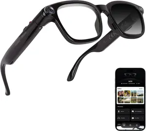 AI Smart Glasses with 8MP Camera, 1080P Video Recording and Photo, Bluetooth 5.4 Audio Calls & Music, AI Voice Assistan, AI Recording, Real Time Translation - for Life, Work and Vlog XOOMEER