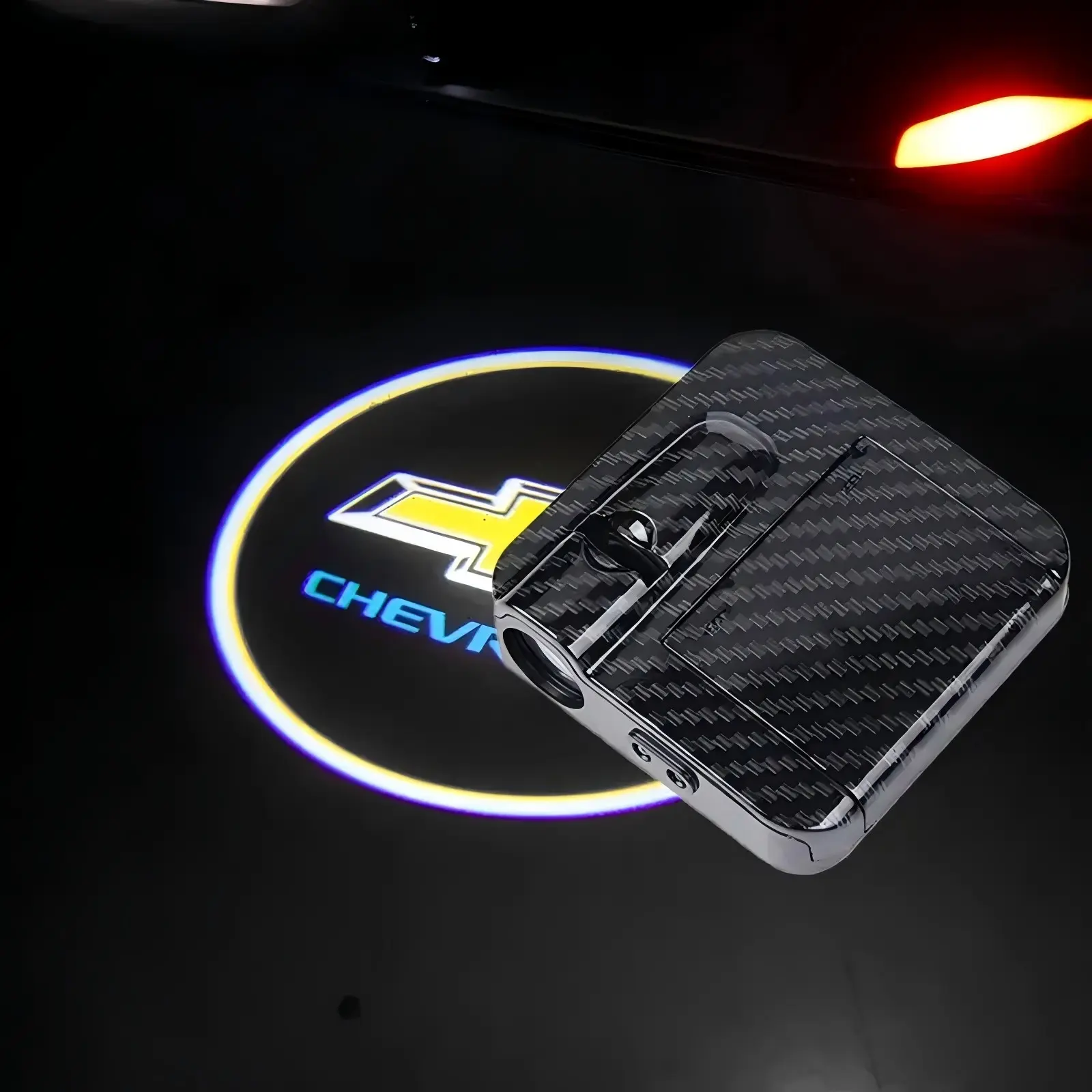2pcs for Chevrolet Sensor Door Light Projector LED Light This product card also has 35 different brand car model light projectors to choose from