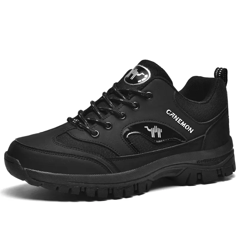 Men's Fashion Shoes & Waterproof Work Shoe - Breathable Lightweight Lace-Up Sneakers for Gym, Trails, & Daily Wear