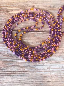 Sunset Paradise Waist Bead - Multicolor Beaded Waist Accessory for Women