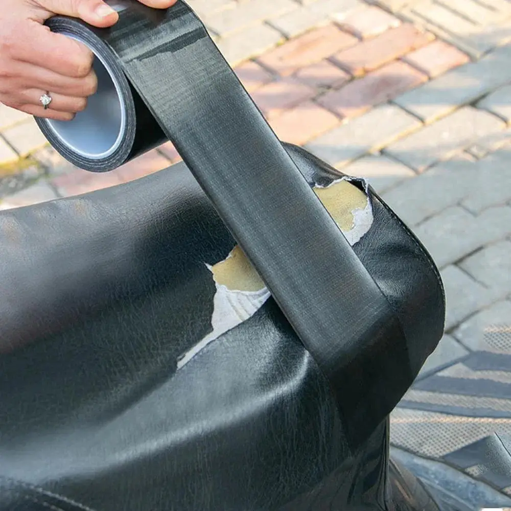 Car Seat Repair Tape (1 Roll), Self-adhesive Leather Patch Strong Tape, Instant Quality Scratch Tear Repair for Car & Case Bag