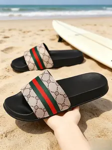 Summer Couple Slippers Men 2026 New Large Size Soft Sole Flip Flops, Casual Indoor Beach Slide Sandals, Comfortable PVC Eva Material