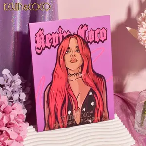 KEVIN&COCO 53 colour Karol G eyeshadow palette Makeup Cosmetic