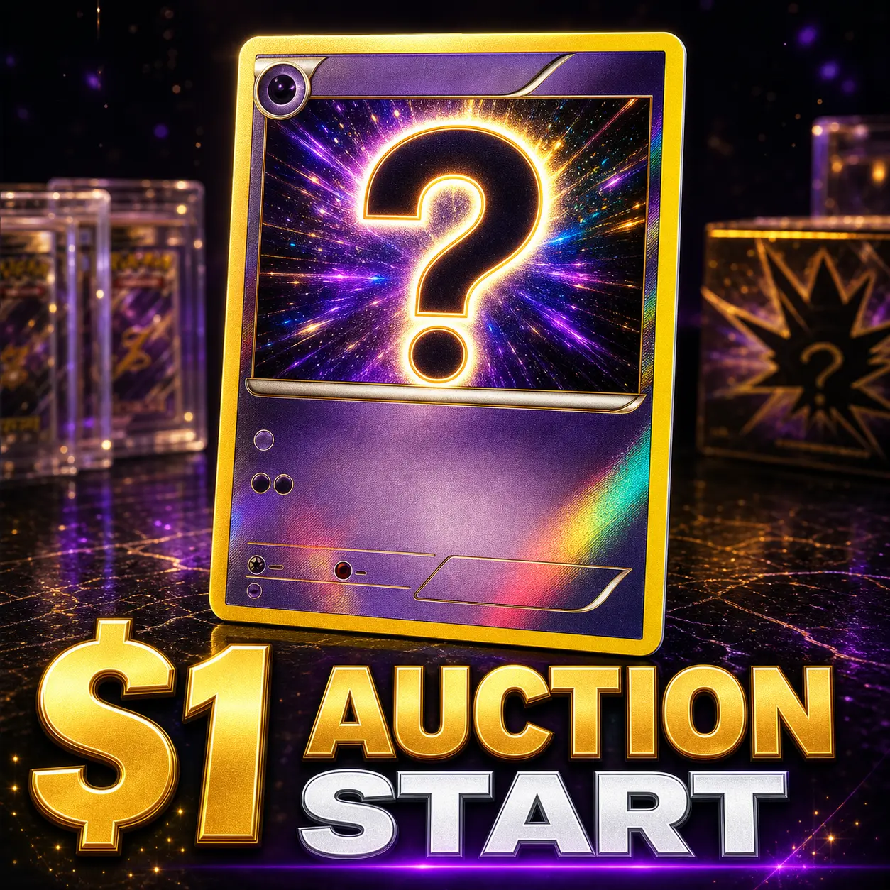 $1 START AUCTION POKEMON