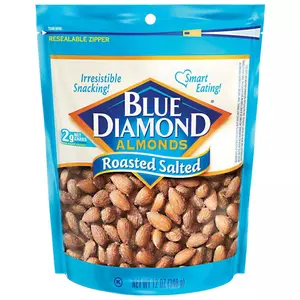 Blue Diamond Almonds, Roasted Salted Flavored Snack Nuts Perfect for Snacking