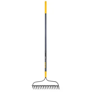 AMES-True Temper 34981969 28253100 16T Double Bow Rake with 57 in. Fiberglass Handle
