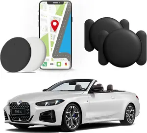 Mini GPS Tracker for Vehicles Real-Time GPS Tracking for Kids Works with Apple Find My Vehicle Locator No SIM Required Glossy Smart GPS Tracker for Keys and Items Tracker Device IO System monthly fee-best hidden gps tracker weatherproof magnetic case