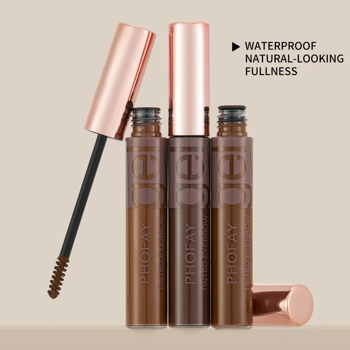 Phofay Eyebrow Tint Kit - Long-Lasting, Waterproof Brow Dye Gel Set | Smudge-Proof Brow Color