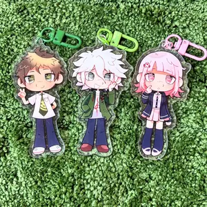 Danganronpa Keychain Acrylic Charms, Kawaii, Cute Keyring Accessory, Fun Charm For Backpack Or Purse | High Quality and Customer Favorite Items