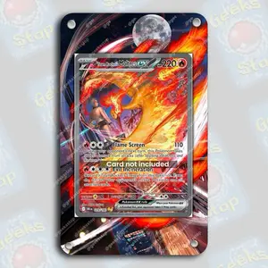 Team Rocket Moltres ex SAR Extended Art Display Case for Pokémon TCG