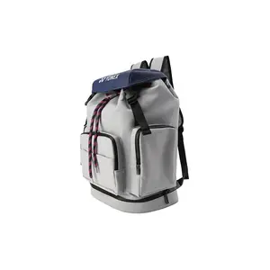 YONEX Dual-Compartment Backpack with Dedicated Shoe Storage and Synthetic Leather Design for Unisex Use