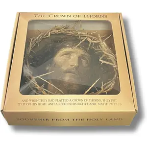Crown of Thorns Headpiece from Jerlem Holy Land - 8-9 Life-Size Headpiece for Passion Plays, Easter Decor -  Religious  Decor