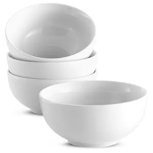 Cereal Bowls, 20 oz, Set of 4 Marshmallow White
