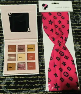 Bundle of The Pixie Palete and Headband -PixiePaletteDarkPinkHeadband Eye Makeup Set