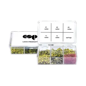 Hudson Lock ODDCRK-30-0000 Standard Cam Lock Re-Keying Kit, Including Springs and Wafer Components, for Hardware Padlocks & Hasps