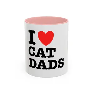 I Love Cat Dads Coffee Mug – 11oz Ceramic Mug