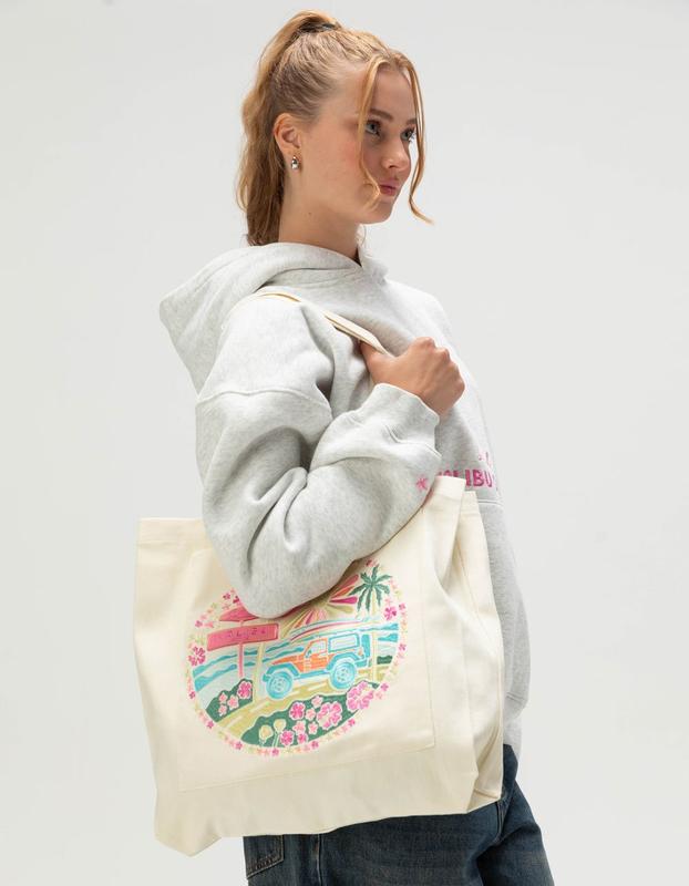 MALIBU SKYYE So Cal Embroidered Tote Bag