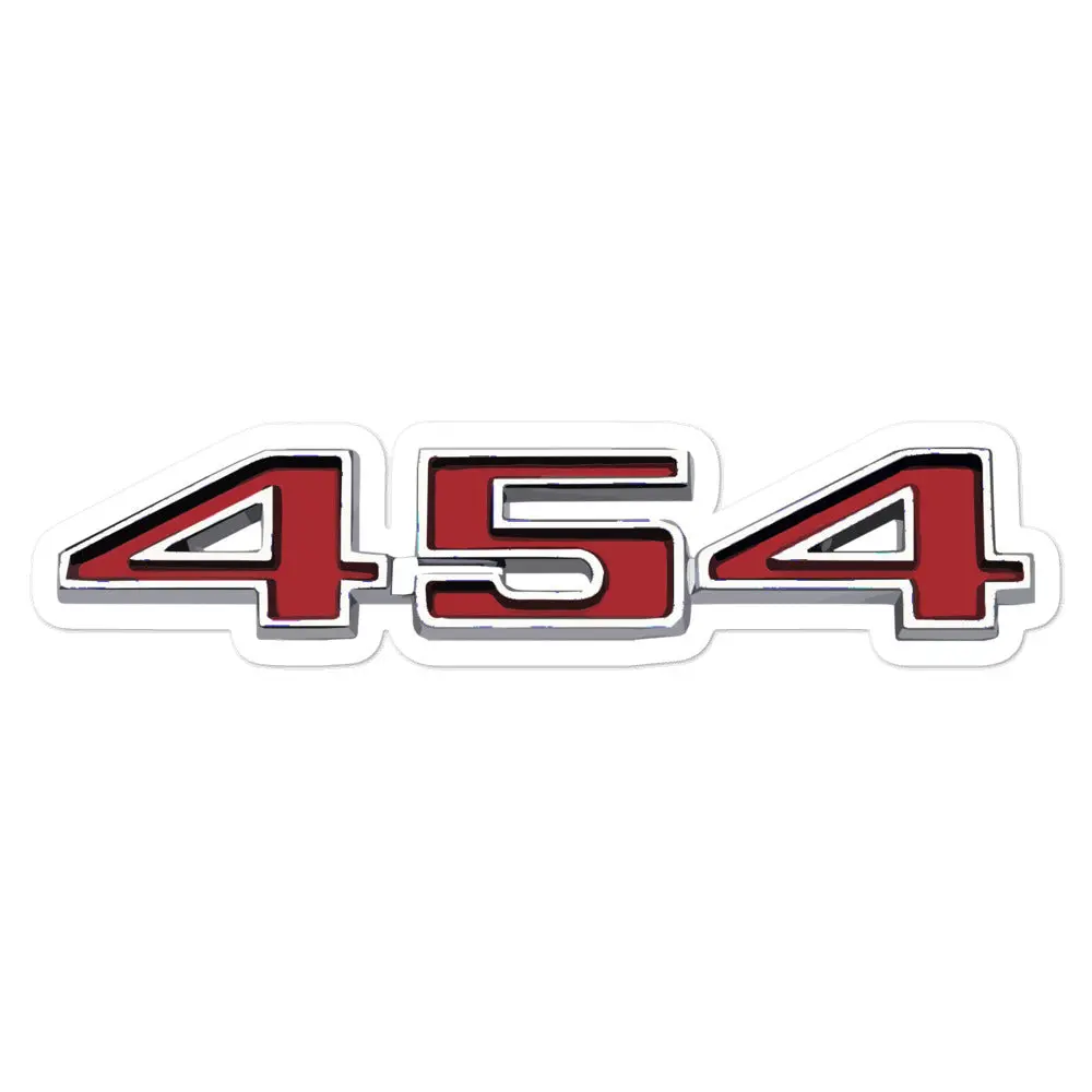 Chevy Chevelle 454 Logo Emblem Bubble-free stickers