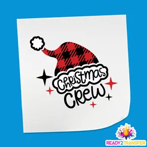 Christmas Crew Hat DTF Transfer