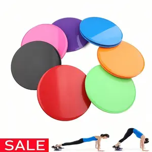 2pcs core slider yoga abdominal muscle fitness sliding disc portable fitness equipment suitable for abdominal exercise and yoga fitness gym Home Workout Equipment