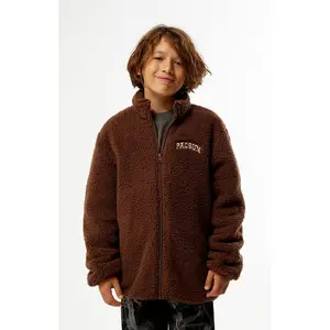 Pacsun Kids Brown Sherpa Jacket