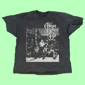 THE ALLMAN BROTHERS VINTAGE BLACK T-SHIRT