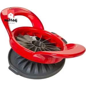 Dishwasher Safe 16-Slice Thin Apple Slicer and Corer with Attached Safety Cover No Brand