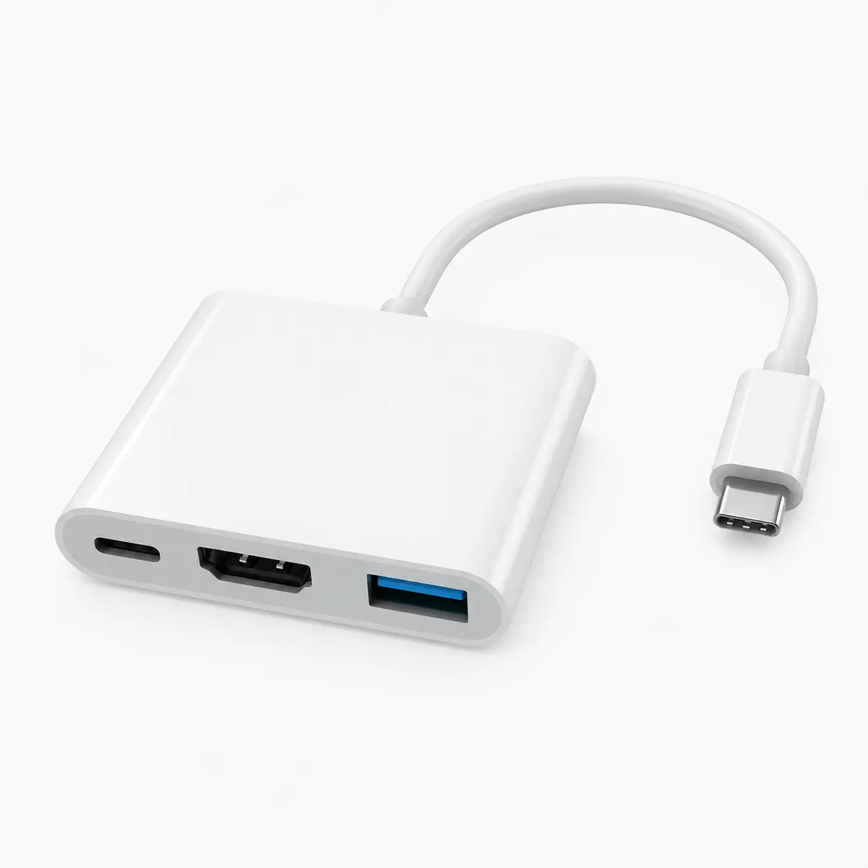 AISONK USB C to 4K HDMI Adapter, Multiport USB C Digital Converter with Fast Charging Port & USB 3.0 Port, USB C Interface Adapter for MacBook, iPad, iPhone 15/16, Samsung, Monitor, TV, Projector