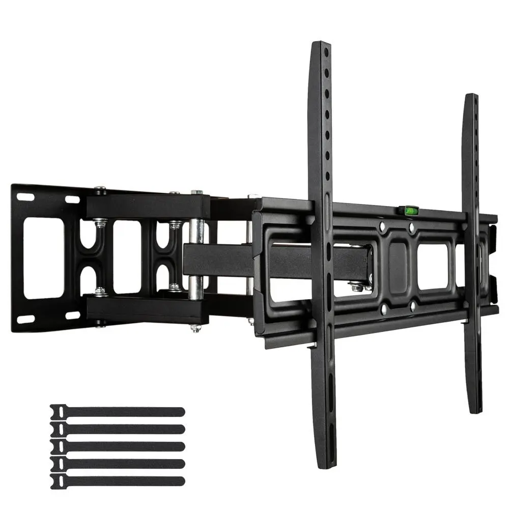 Ubesgoo Metal Tilting Wall Bracket TV Stand TMDS-101 - Double Pendulum Design, 440mm Rectangular Base, Steel Plates, Fits 32-70 Inch TVs, 50kg/110lb Load Capacity, 600*400 VESA Compatible, -10~10° Tilt, Ideal for Classroom, Living Room
