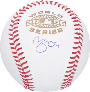Yadier Molina St. Louis Cardinals Autographed 2006 World Series Logo Baseball - Fanatics Authentic Certified