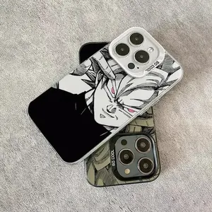 Goku Black-Striped iPhone Case, Frosted Silicone, Shockproof – Compatible with iPhone 15/16, Pro Max, 12 Pro Max, 14 Plus, XS Max, 13 Pro Max, 15 Pro, 11 Pro Max, 16 Plus, 17